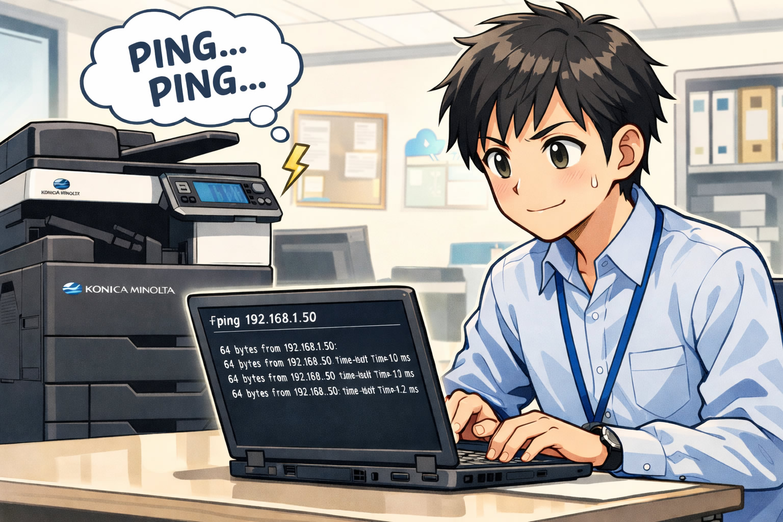 pingコマンド実行